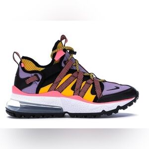 Nike Air Max 270 Bowfin Black Atomic Violet Amarillo Size 9.5